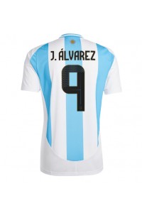 Argentina Julian Alvarez #9 Fotballdrakt Hjemme Klær Copa America 2024 Korte ermer